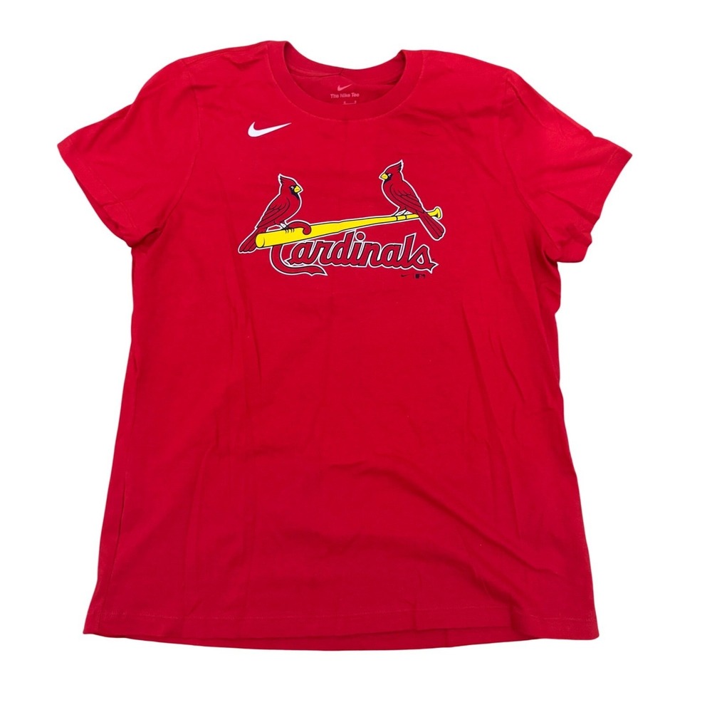Nike Womens St Louis Cardinals‎ Molina 4 Red T Shirt Jersey Size L NWT
